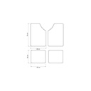 JUEGO ALFOMBRA PARA AUTO TRAMONTINA(UNV)