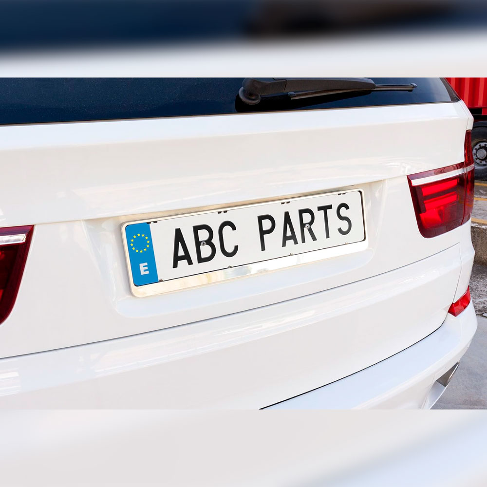 PORTA MATRICULA CARBON