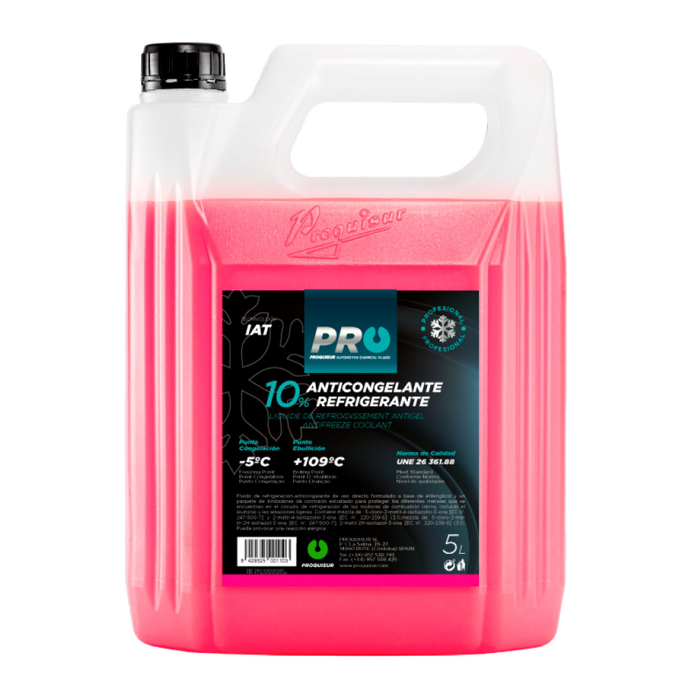 ANTICONGELANTE 10% ROSA PRO