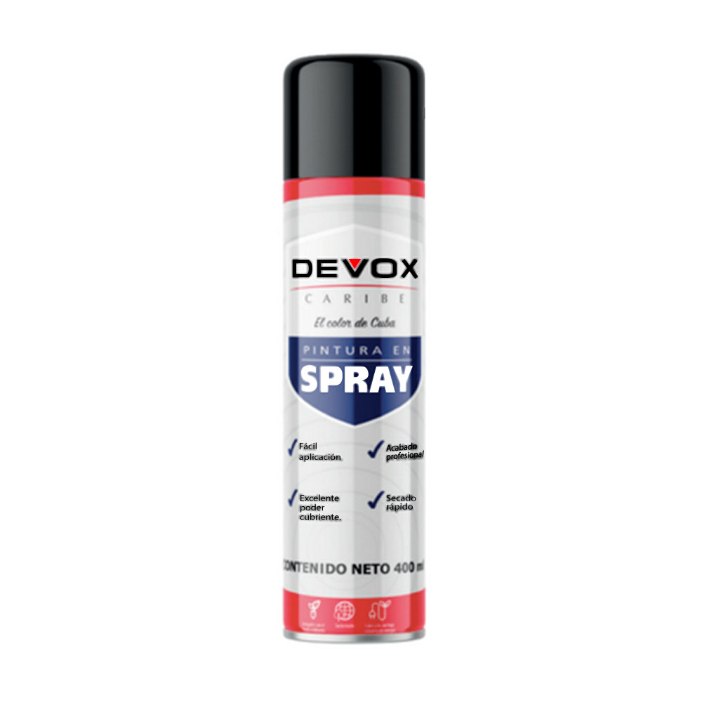 PINTURA  SPRAY NEGRO DEVOX
