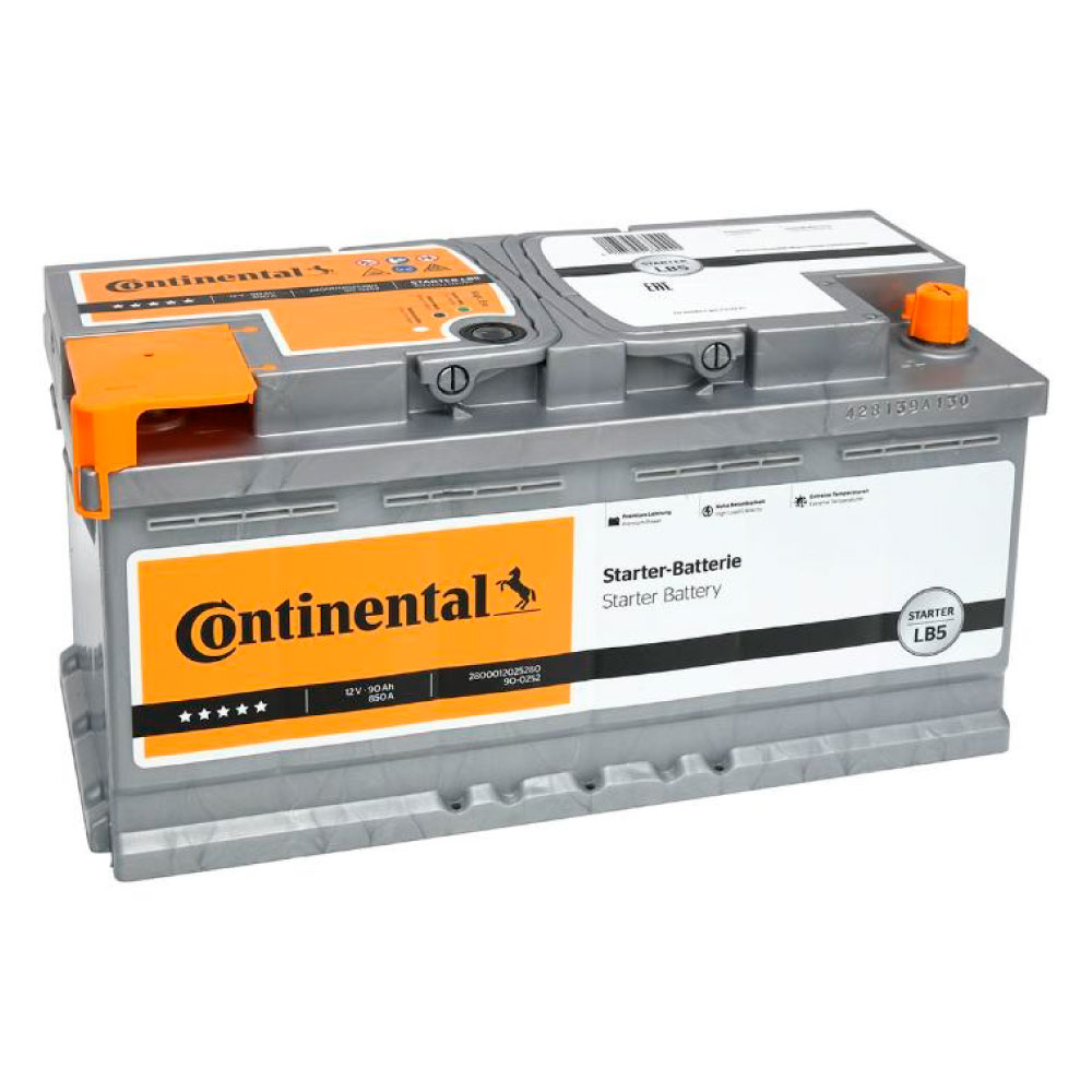 BATERIA CONTINENTAL 90AH 850A
