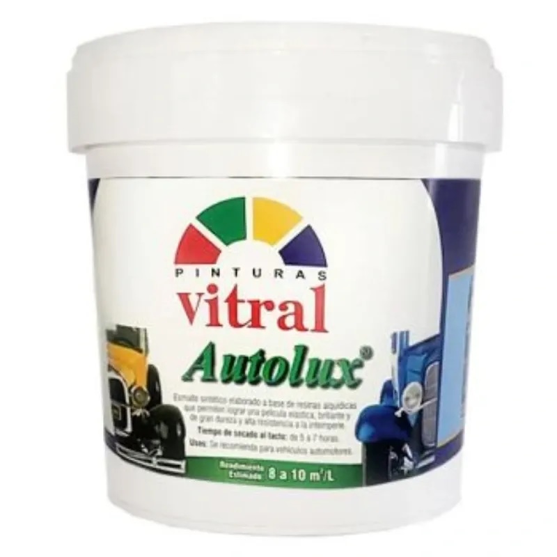 PINTURA ESMALTE AUTOLUX VITRAL BLANCO 4L