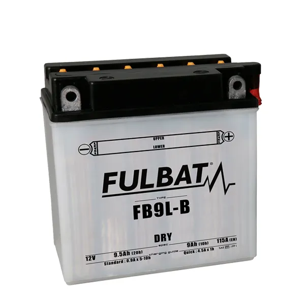 BATERIA MOTO FULBAT 12V 9AH 130A CCA+D FB9L-B