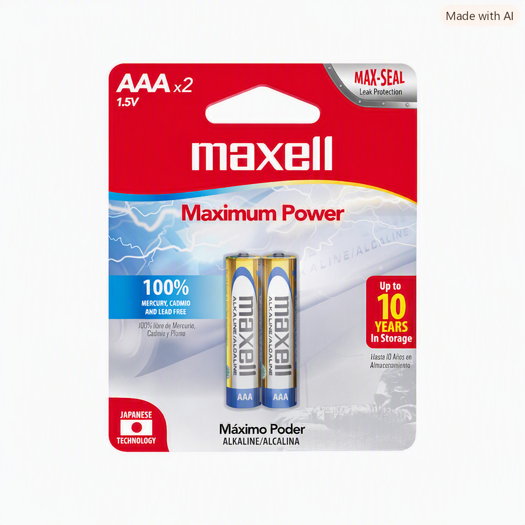 BATERIA MAXELL AAA