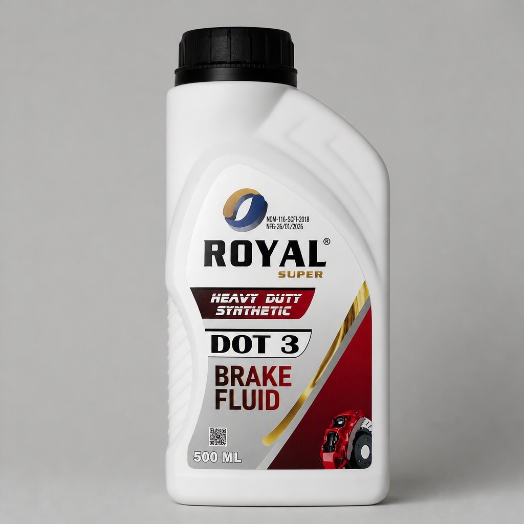 LIQUIDO DE FRENO DOT3 500ML ROYAL