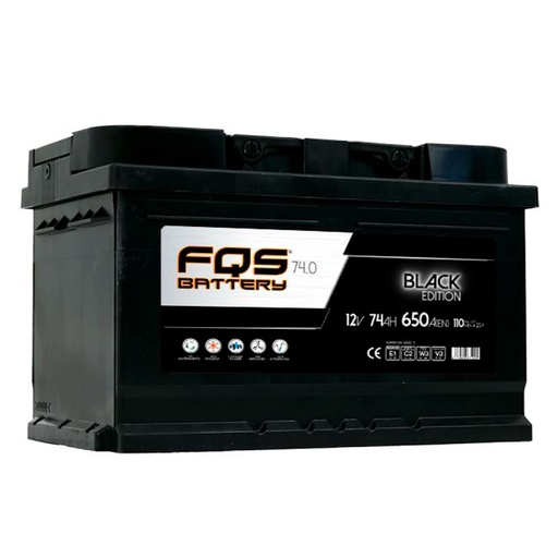 [RD-138] BATERIA BLACK FQS L3 12V 74AH 650A EN+D