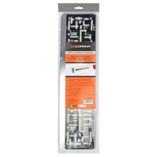 [RD-725] PORTA MATRICULA CARBON