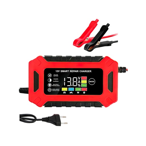 CARGADOR Y REPARADOR DE BATERIA 12V