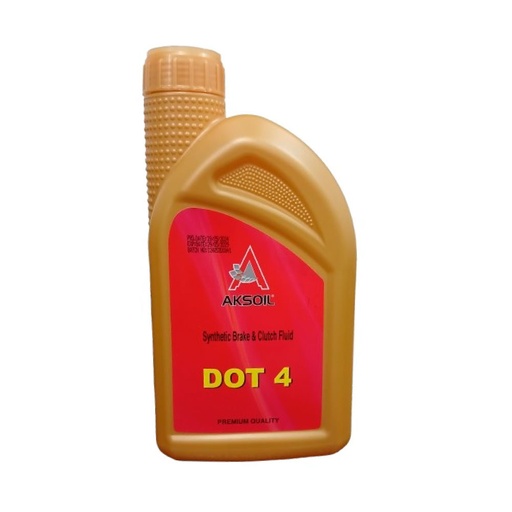 LIQUIDO FRENO DOT 4 AKSOIL 1 LITRO