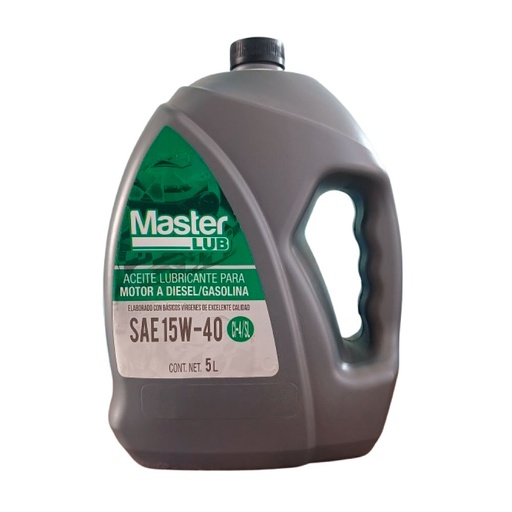 ACEITE 15W40 MINERAL MASTERLUB 5L