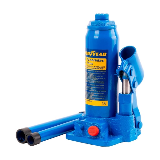 [RD-047] GATO HIDRÁULICO DE BOTELLA 2 TONELADAS  GOODYEAR