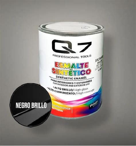 PINTURA ESMALTE Q7 NEGRO BRILLANTE